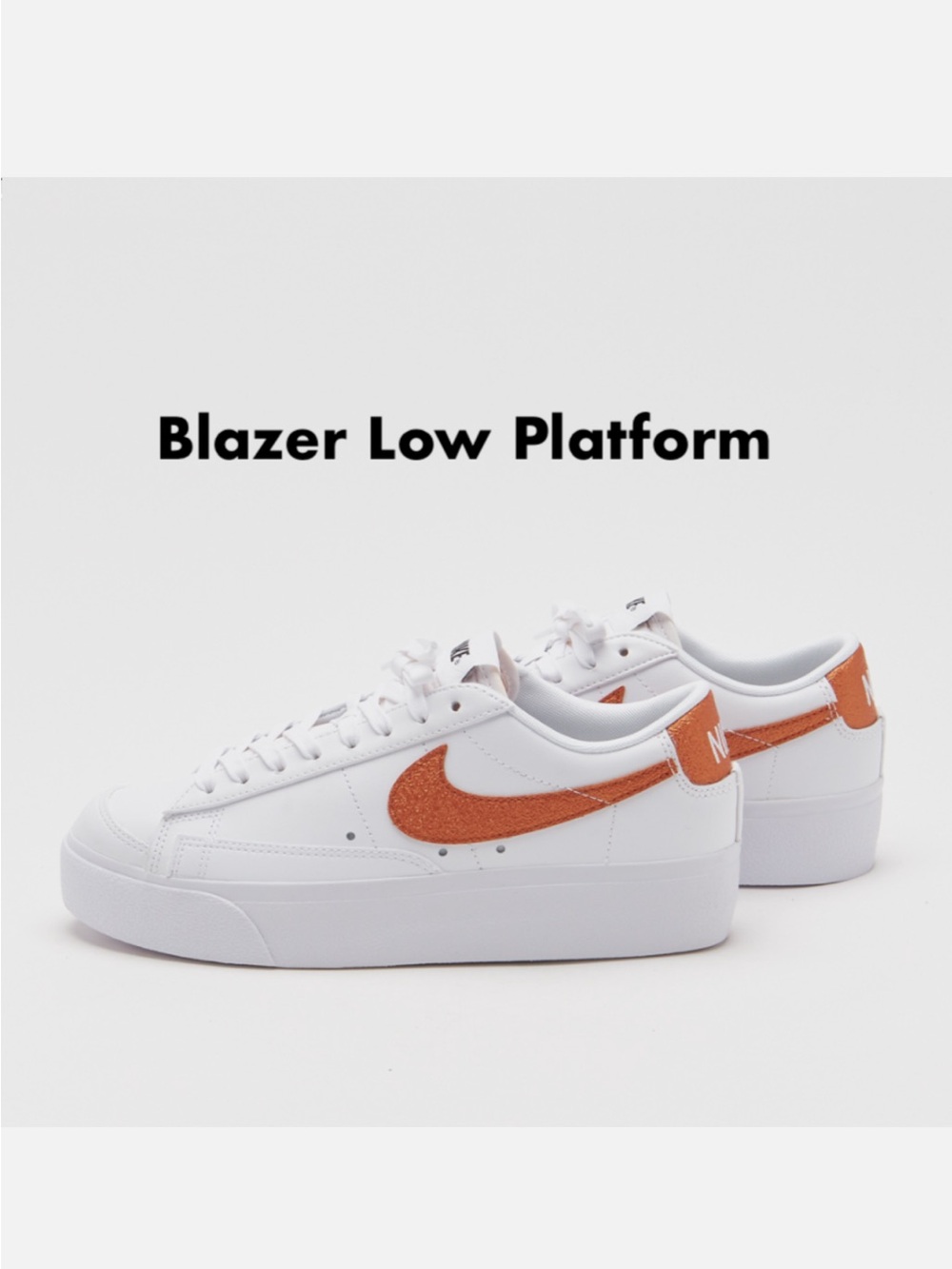 Womens Blazer Low Platform Nike Leather Shoes DQ7571 White Cooper 10